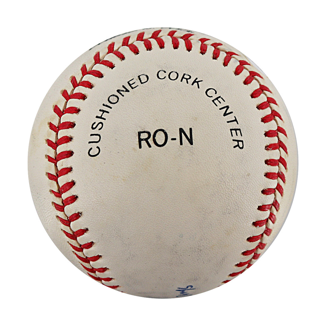 Ernie Banks Chicago Cubs Autographed Signed ONL Baseball JSA COA