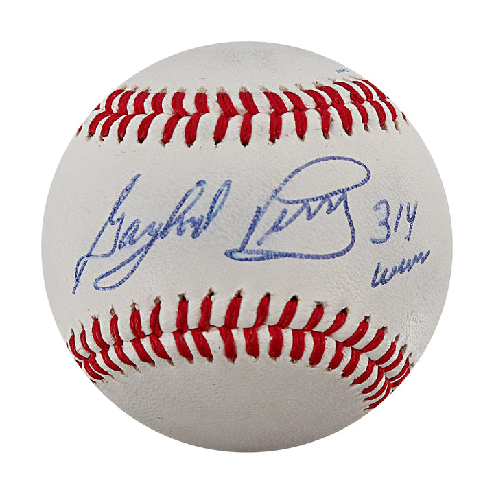 Gaylord Perry Milwaukee Brewers Autographed Signed Inscribed Professional Series Baseball JSA COA
