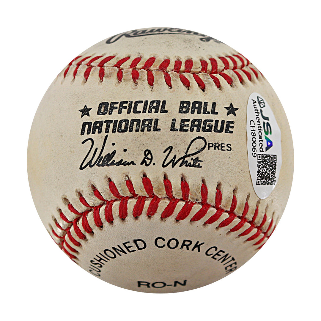 Dave Concepcion Cincinnati Reds Autographed Signed ONL Baseball JSA COA