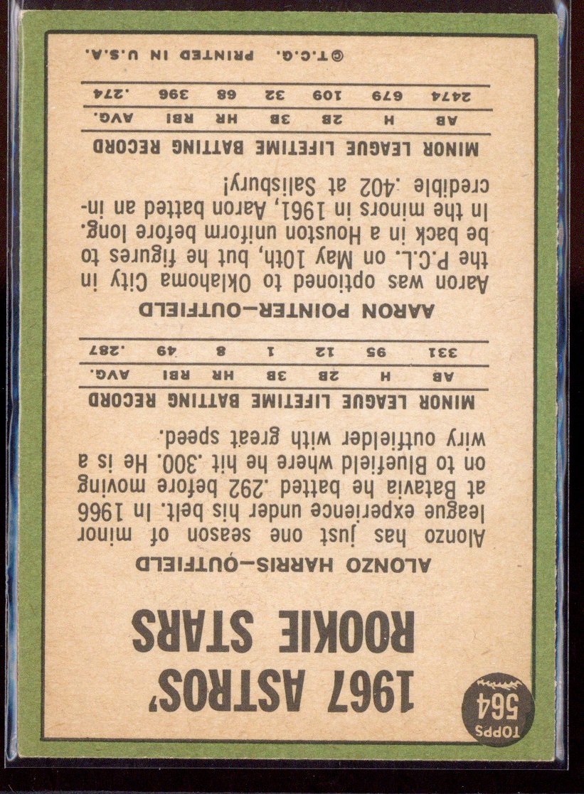 1967 Topps Astros Rookie Stars #564