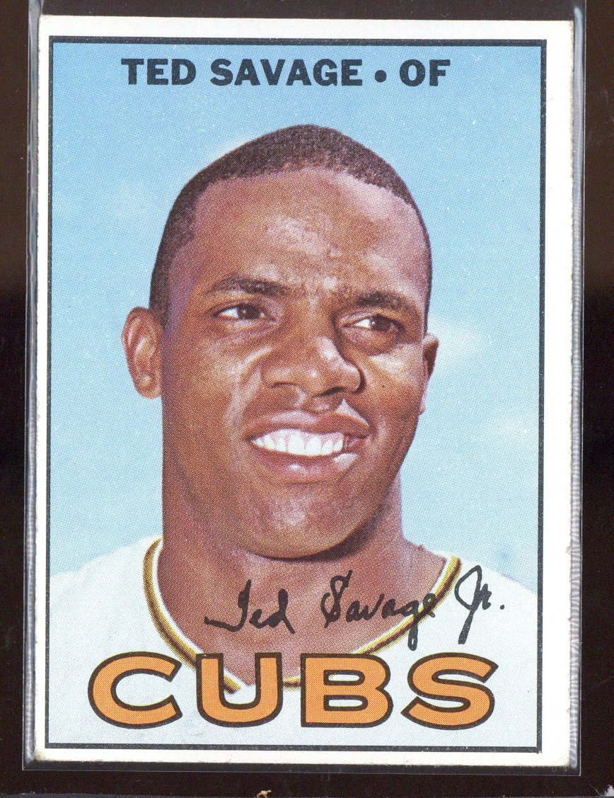 1967 Topps Ted Savage #552 Cubs (1)