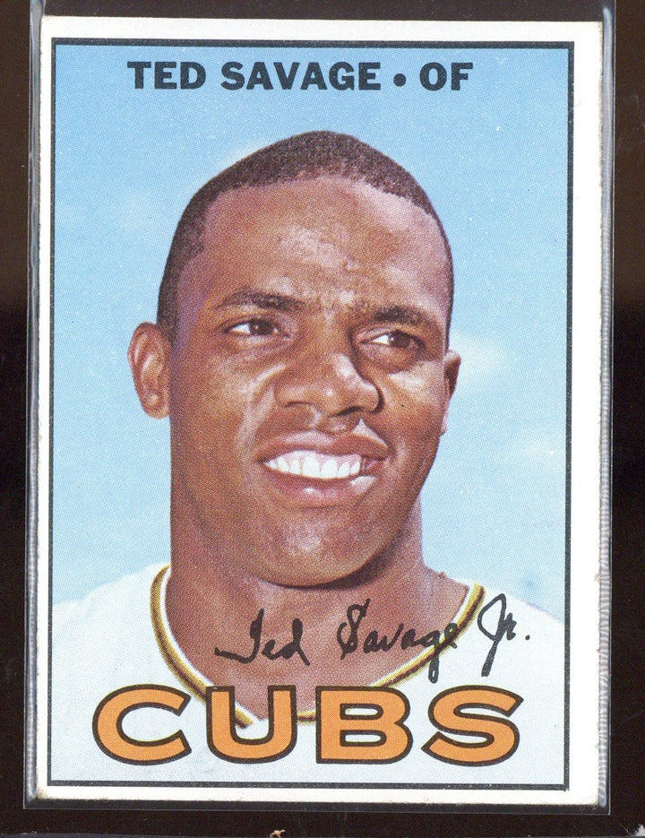 1967 Topps Ted Savage #552 Cubs (1)