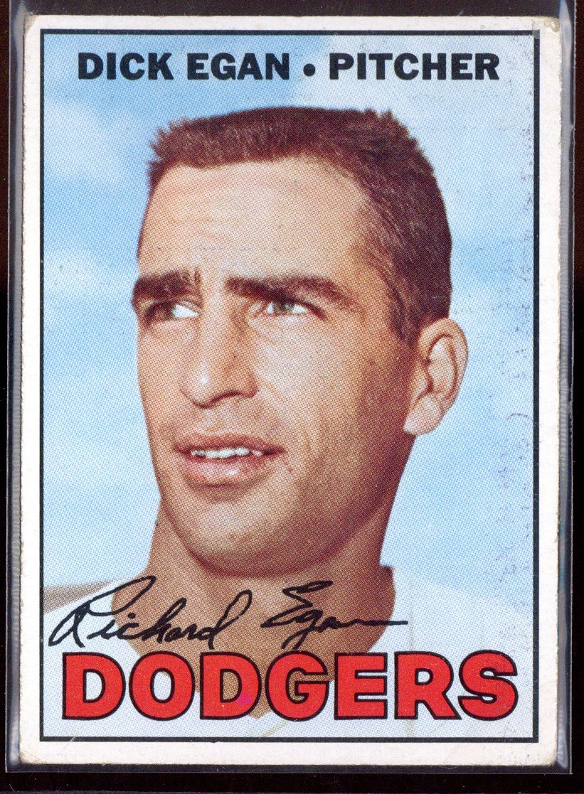 1967 Topps Dick Egan #539 Dodgers (1)