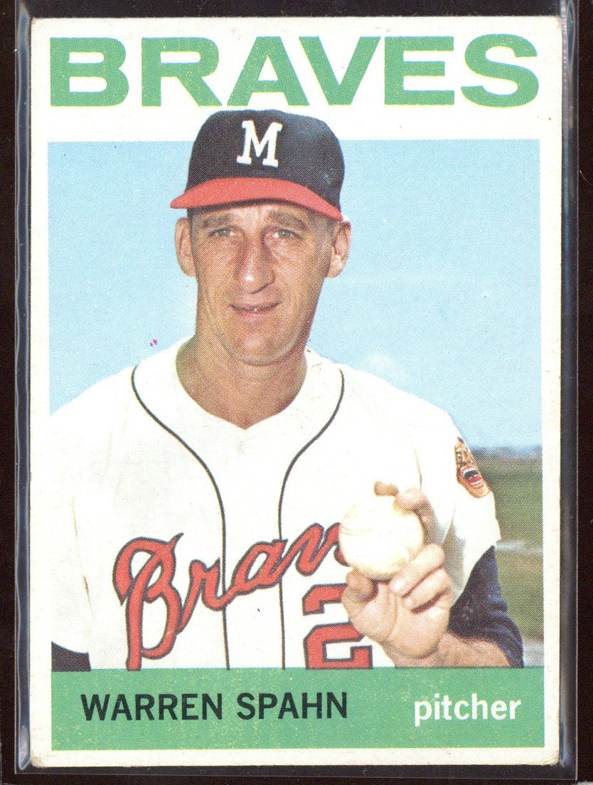 1964 Topps Warren Spahn #400 Braves