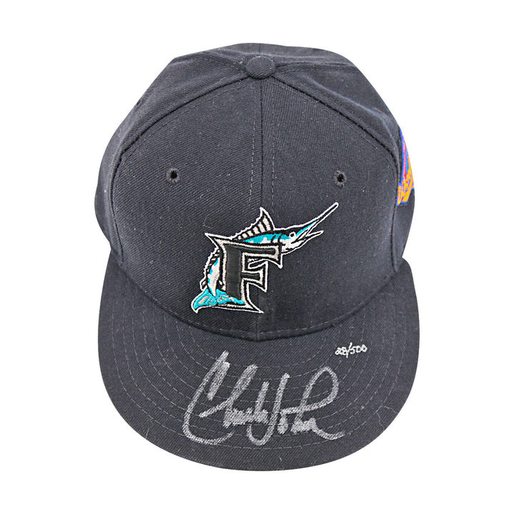 Charles Johnson Florida Marlins Autographed Signed 1997 World Series Hat (Goldin COA)