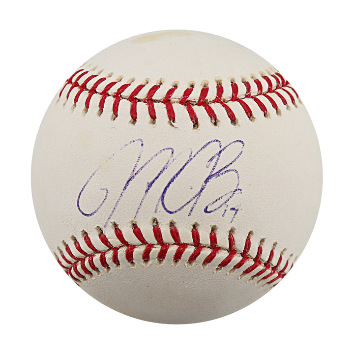 Michael Bourn Astros Phillies Autographed Signed ROMLB Baseball (MLB Auth #BB704598)