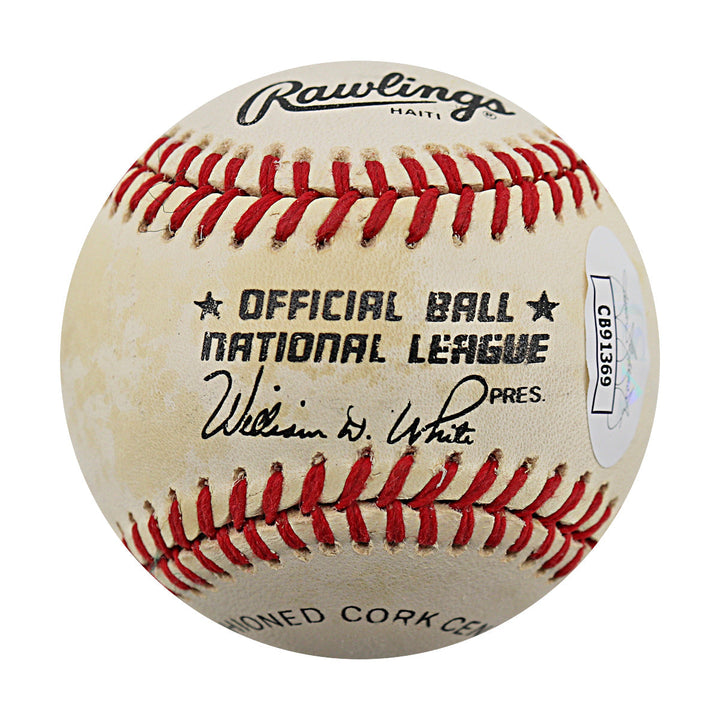 Don Maynard & Franco Harris New York Jets Pittsburgh Steelers Autographed Signed ONL Baseball (JSA COA #CB91369)