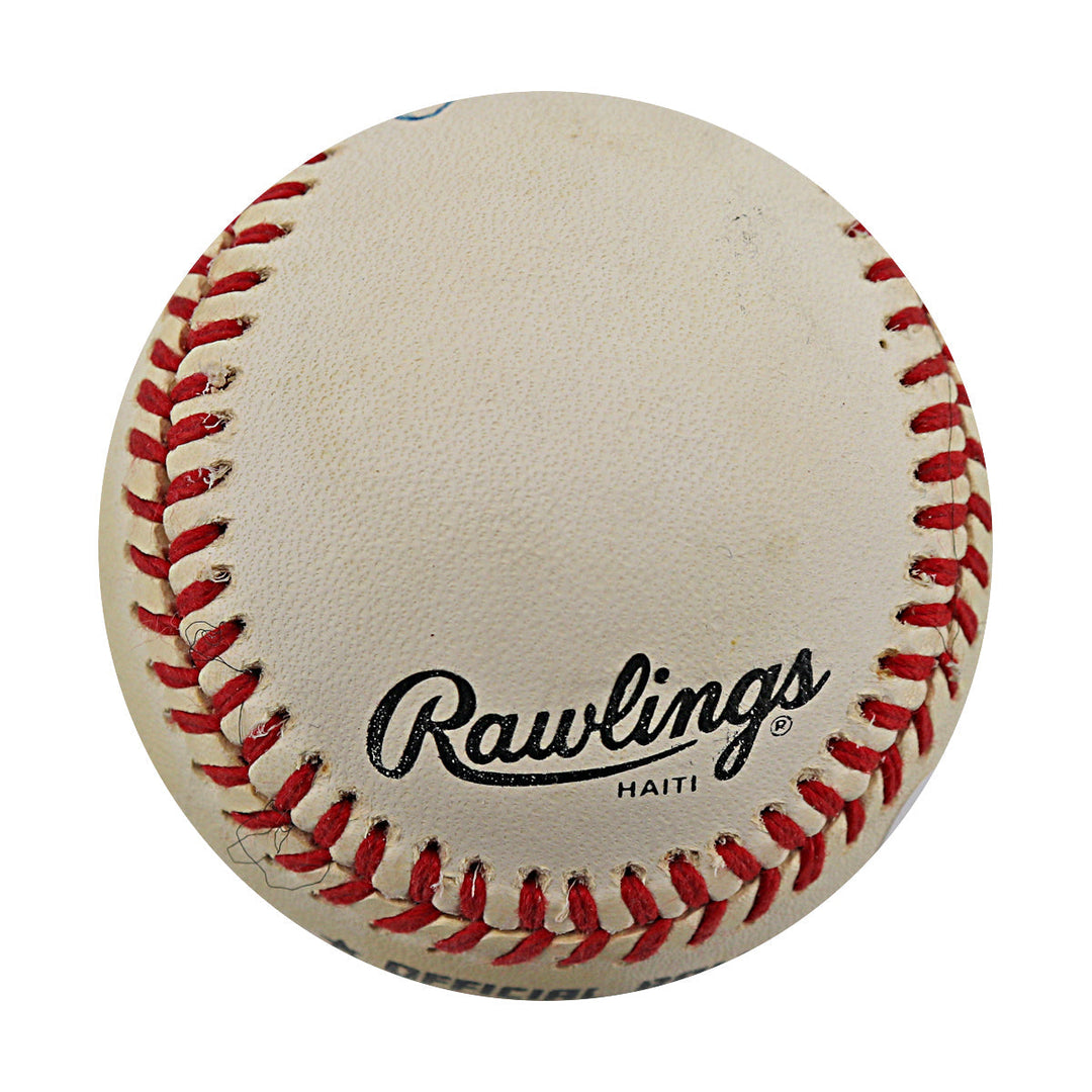 Don Maynard & Franco Harris New York Jets Pittsburgh Steelers Autographed Signed ONL Baseball (JSA COA #CB91369)