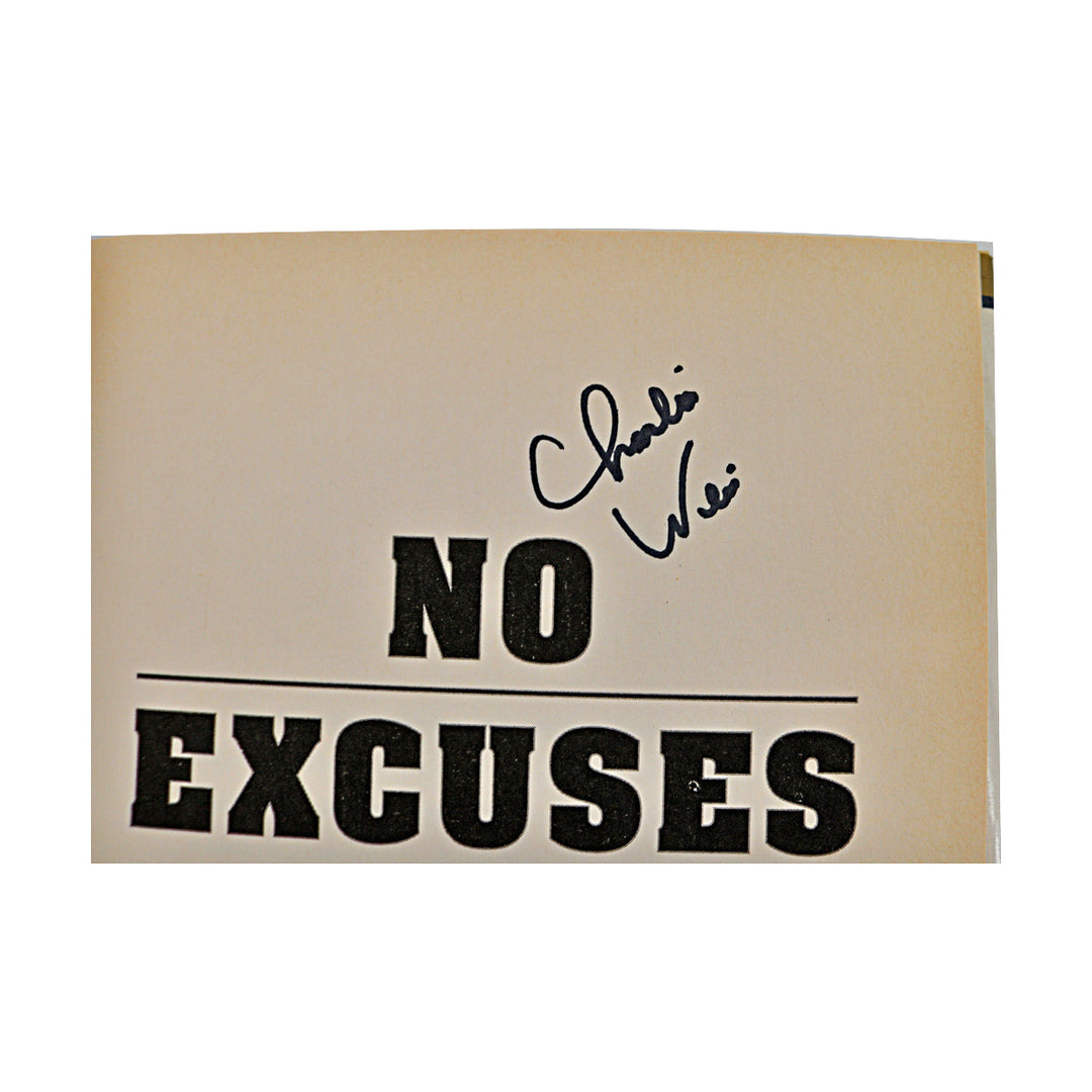 Charlie Weis Notre Dame Autographed Signed No Excuses Book (JSA COA #CB91284)