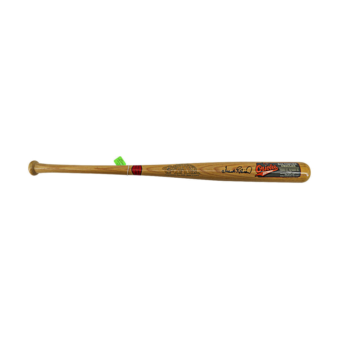 Frank Robinson Baltimore Orioles Autographed Signed 1991 Cooperstown Bat (JSA COA #CD21561)