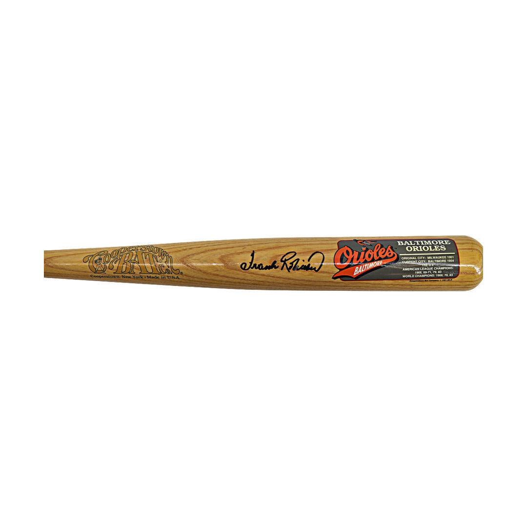 Frank Robinson Baltimore Orioles Autographed Signed 1991 Cooperstown Bat (JSA COA #CD21561)