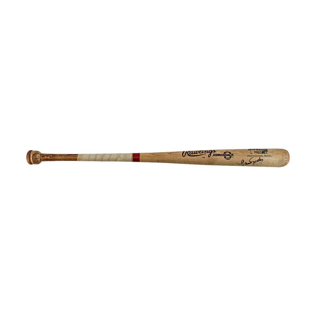 Carmelo Martinez San Diego Padres Autographed Signed Rawlings Adirondack Game Used Bat (JSA COA #CD21570)