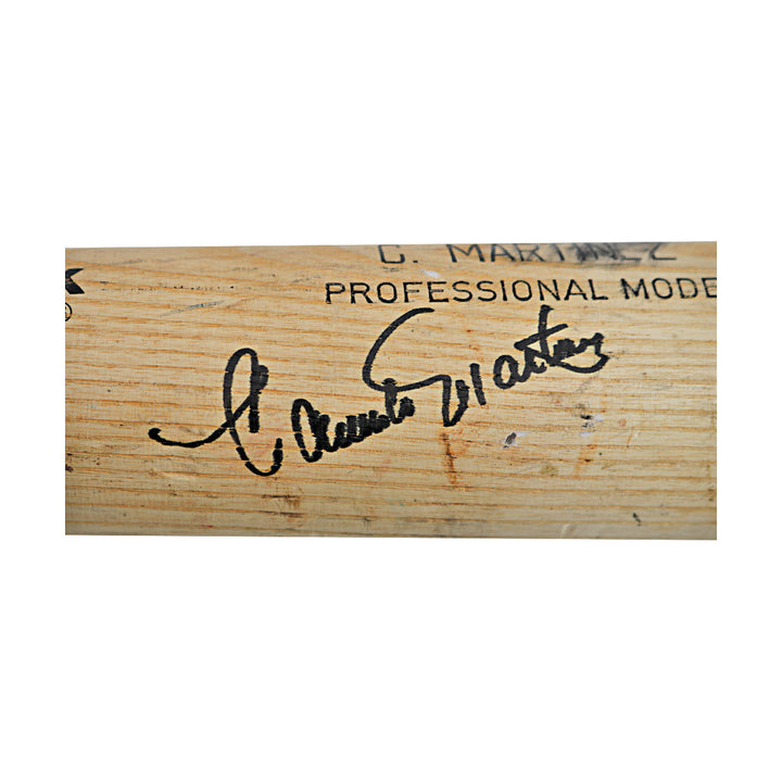 Carmelo Martinez San Diego Padres Autographed Signed Rawlings Adirondack Game Used Bat (JSA COA #CD21570)