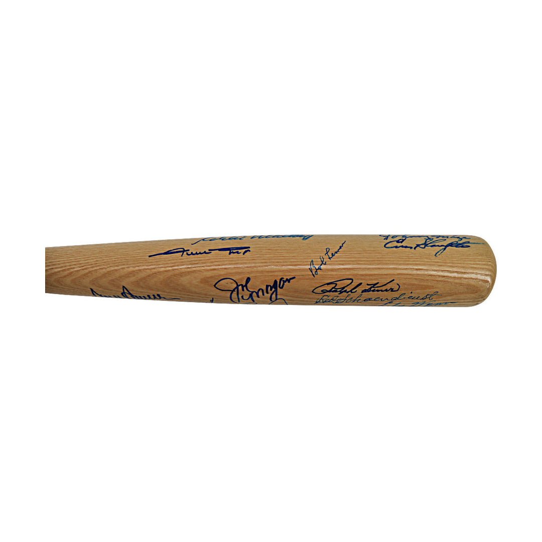 Williams Mays Berra Multi-Signed Autographed Hall of Fame Rawlings Bat with 22 Signatures (JSA LOA #ZZ23137)