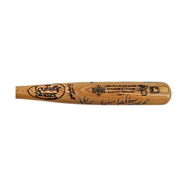 Ryan Baines Jackson 1989 AL All-Star Team Signed Autographed Bat with 14 Signatures (JSA LOA #ZZ23138)