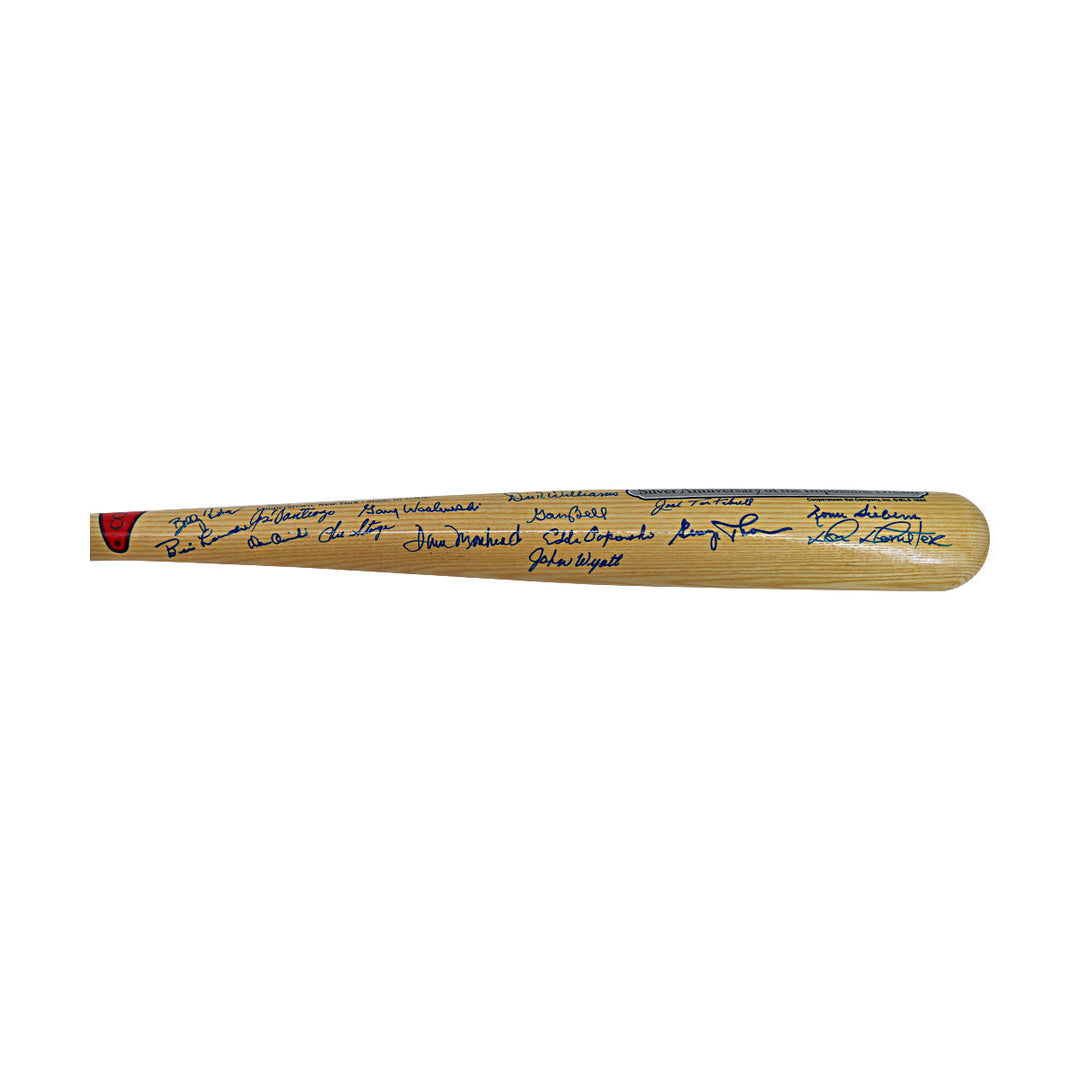 Petrocelli, Lonborg, Yastrzemski, Williams Boston Red Sox Multi Signed Autographed  1967-1992 Sliver Anniversary of The Impossible Dream  Cooperstown Bat (JSA LOA #ZZ23140)