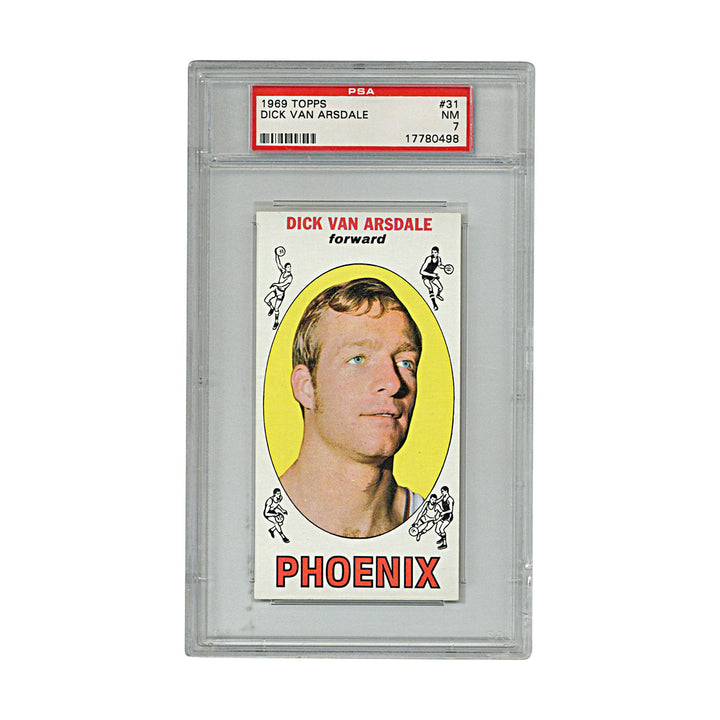Dick Van Arsdale Phoenix Suns 1969 Topps Basketball Card (PSA 7)