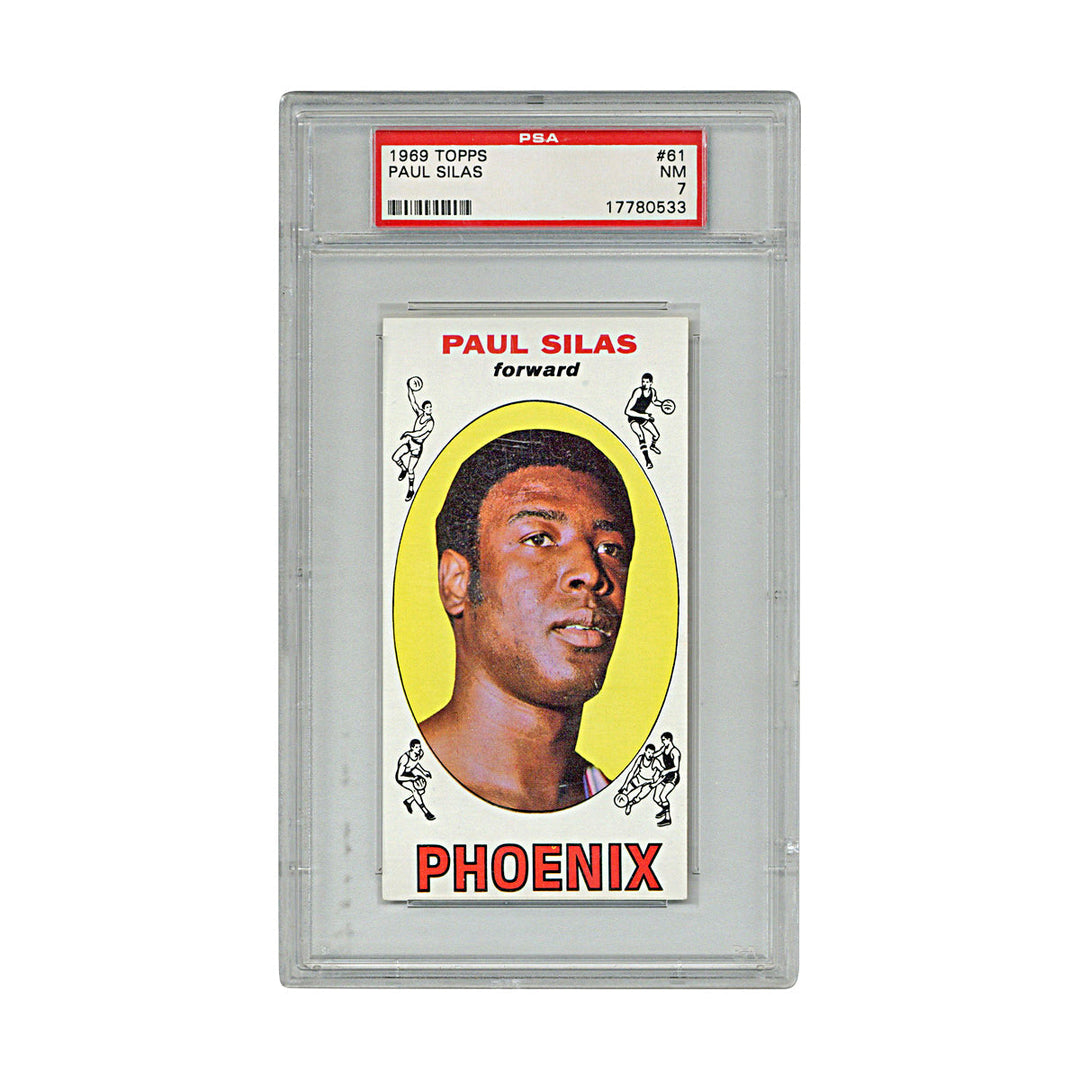 Paul Silas Phoenix Suns 1969 Topps Basketball Card (PSA 7)