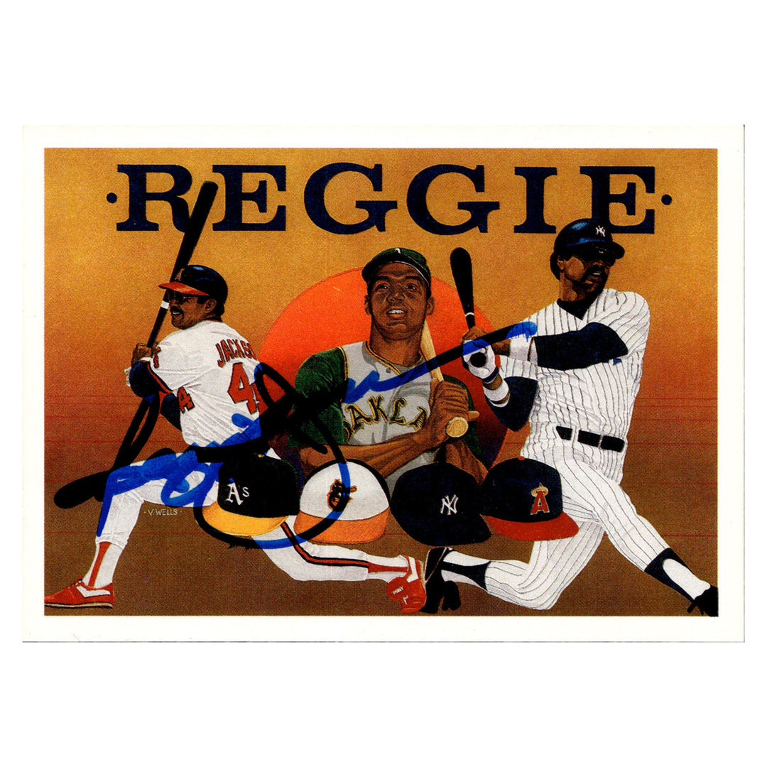 Reggie Jackson New York Yankees Autographed Signed 1990 Upper Deck (JSA COA #CB91032)