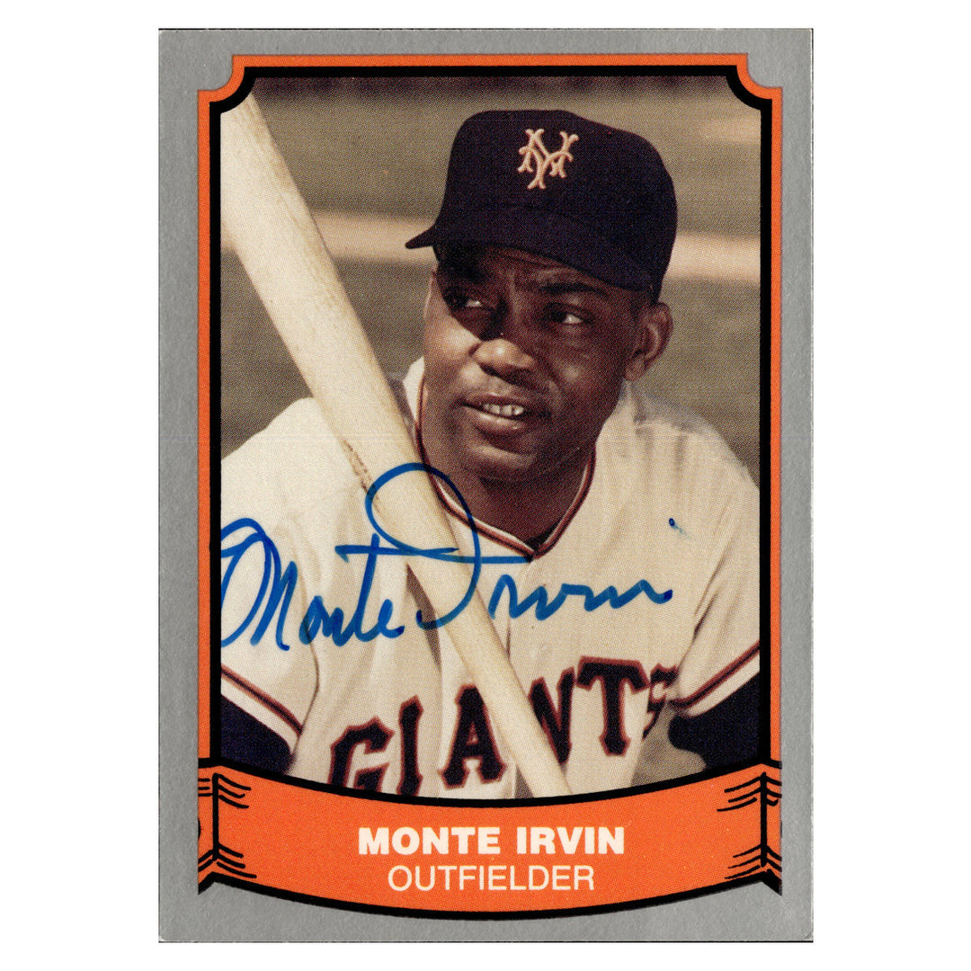 Monte Irvin New York Giants Autographed Signed 1988 Pacific Baseball Legends (JSA COA #CB91068)
