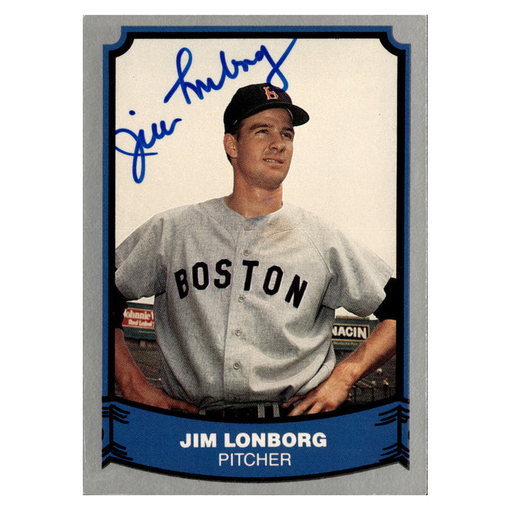 Jim Lonborg Boston Red Sox Autographed Signed 1988 Pacific Baseball Legends (JSA COA #CB91086)