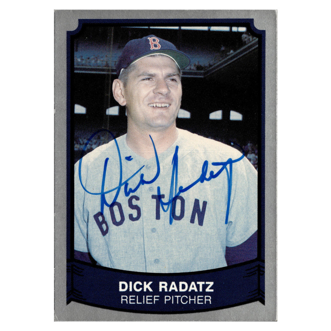 Dick Radatz Boston Red Sox Autographed Signed 1989 Pacific Baseball Legends (JSA COA #CB91095)