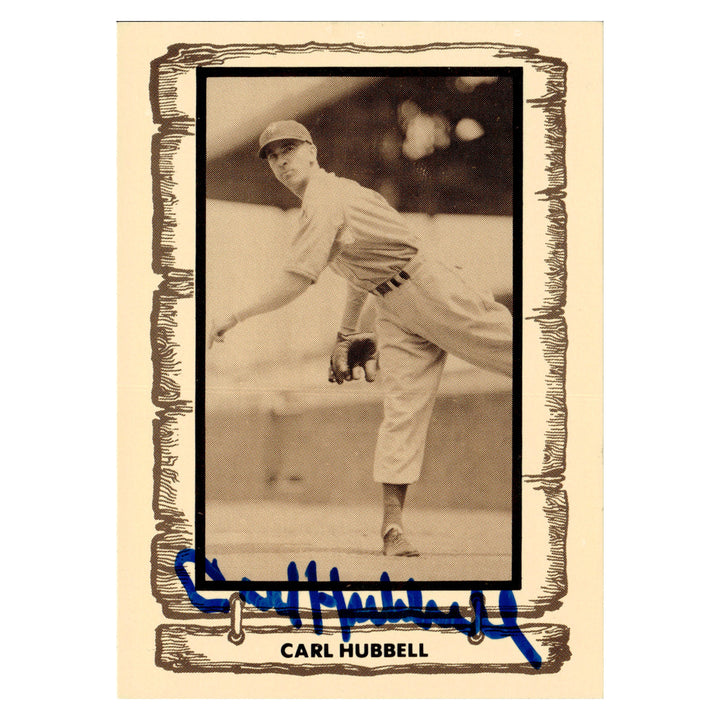 Carl Hubbell New York Giants Autographed Signed 1981 Cramer Baseball Legends (JSA COA #CB91149)