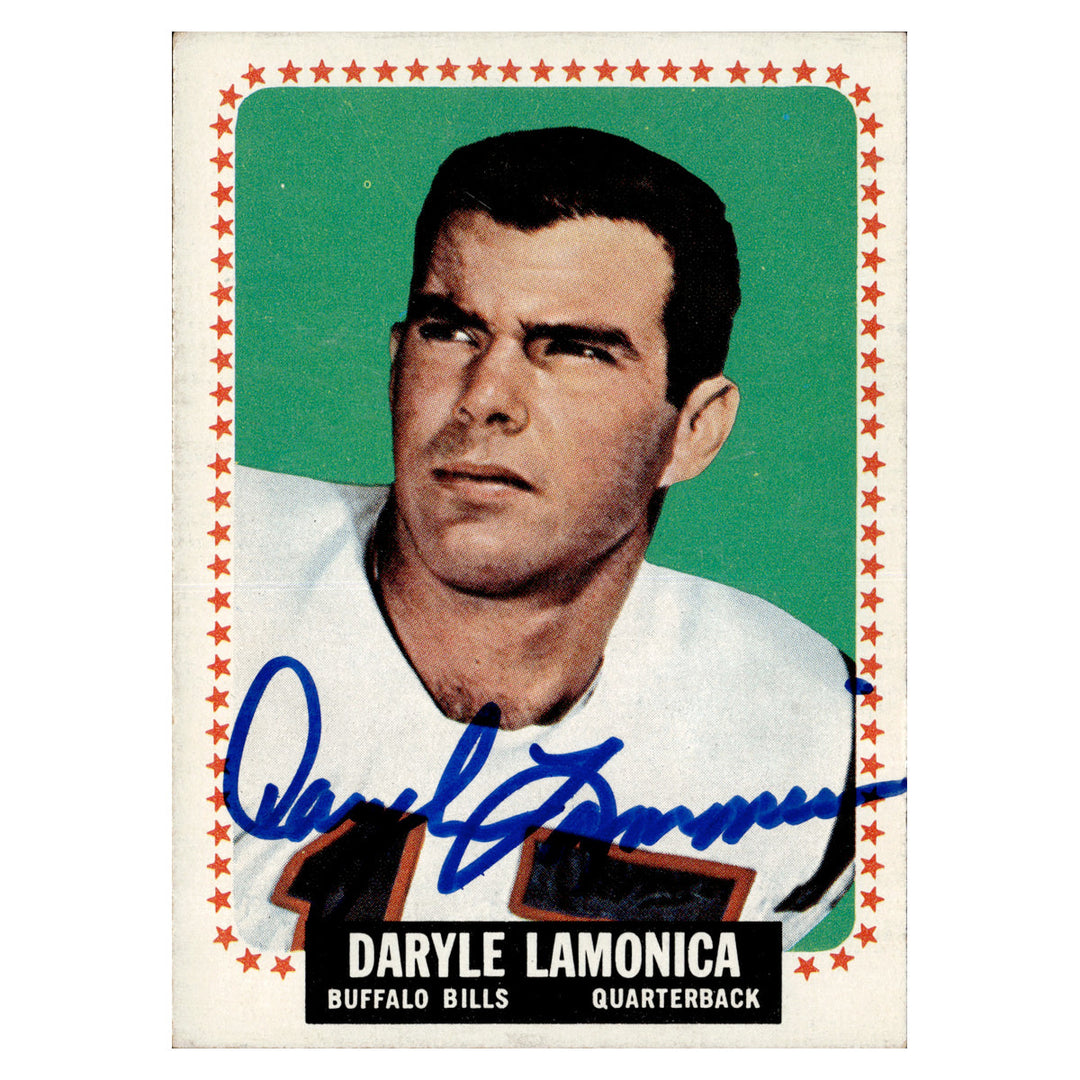 Daryle Lamonica Buffalo Bills Autographed Signed 1964 Topps (JSA COA #CB91452)
