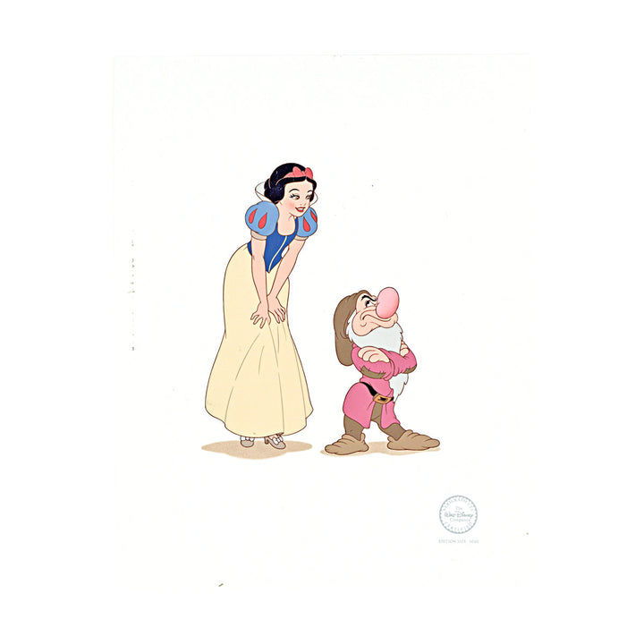 Snow White and Grumpy 17x20 Sketch LE out of 5000