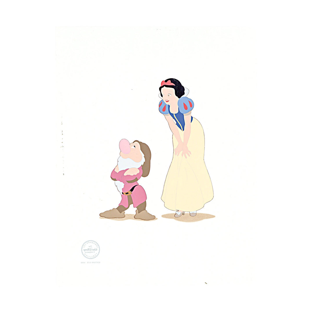 Snow White and Grumpy 17x20 Sketch LE out of 5000