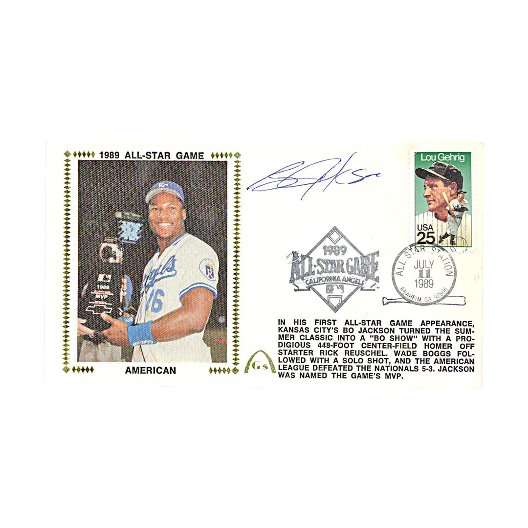 Bo Jackson Kansas City Royals Autographed Signed 1989 All-Star Game First Day Cover (JSA COA #CB91013)