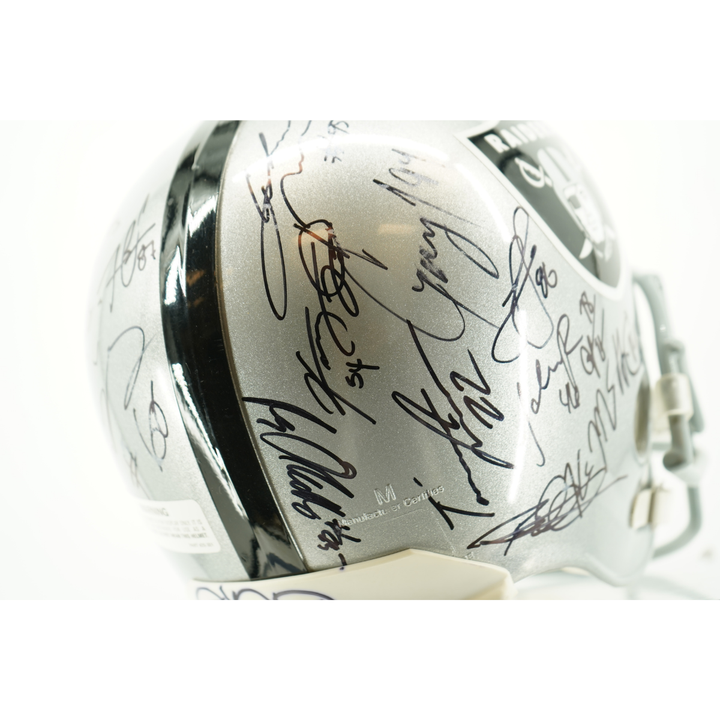 Woodson Carr Cooper 2016 Raiders Team Signed Autographed Replica Helmet JSA LOA