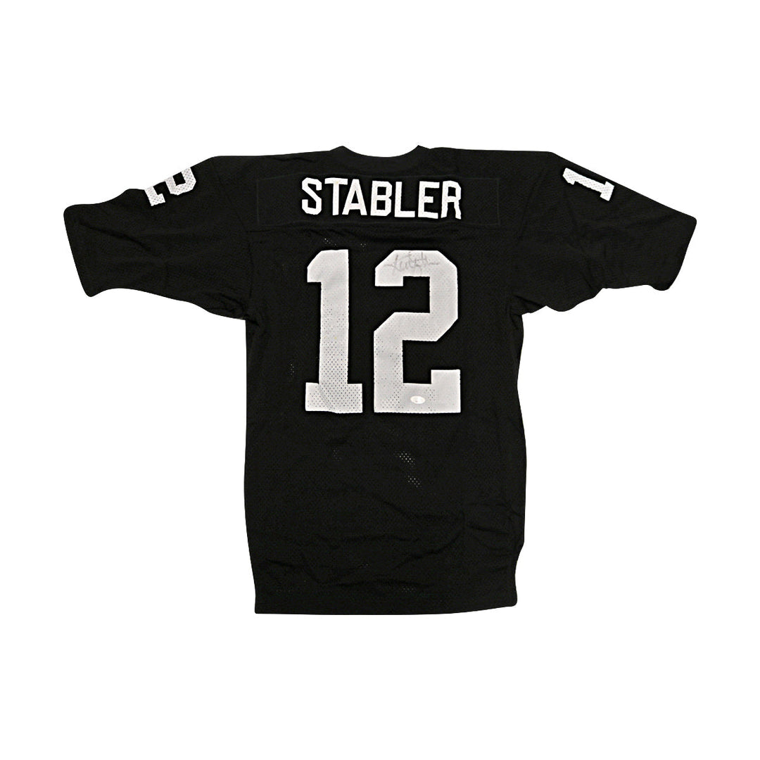 Ken Stabler Las Vegas Raiders Autographed Signed Oakland Raiders Wilson Black Jersey (JSA COA #CB91416)