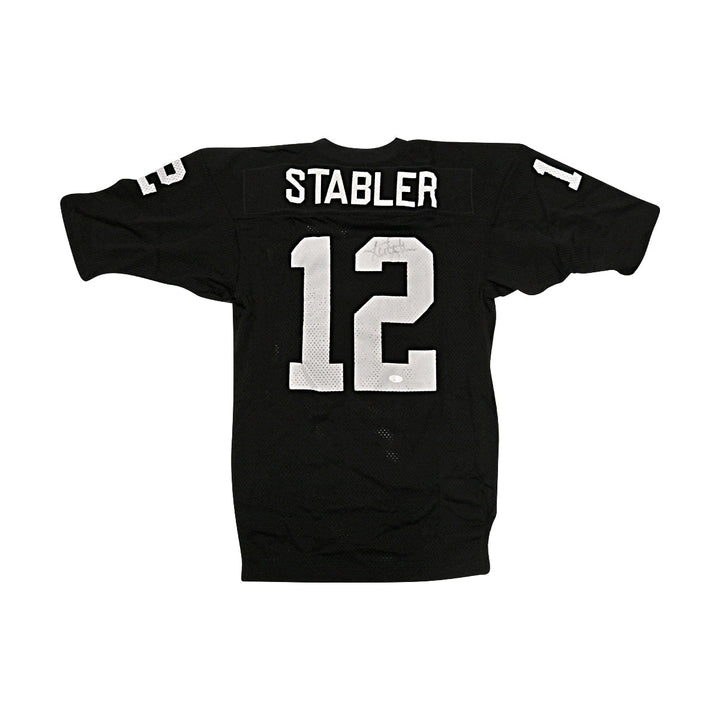 Ken Stabler Las Vegas Raiders Autographed Signed Oakland Raiders Wilson Black Jersey (JSA COA #CB91416)