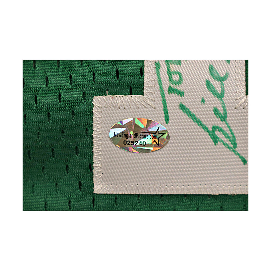 Russell, Cousy, Heinsohn Boston Celtics Legends Multi Signed Autographed Green Adidas Jersey (New England Picture Holos)