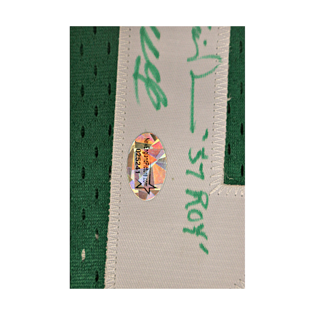 Russell, Cousy, Heinsohn Boston Celtics Legends Multi Signed Autographed Green Adidas Jersey (New England Picture Holos)