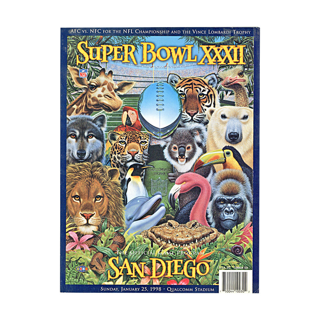 Super Bowl XXXII Official Program