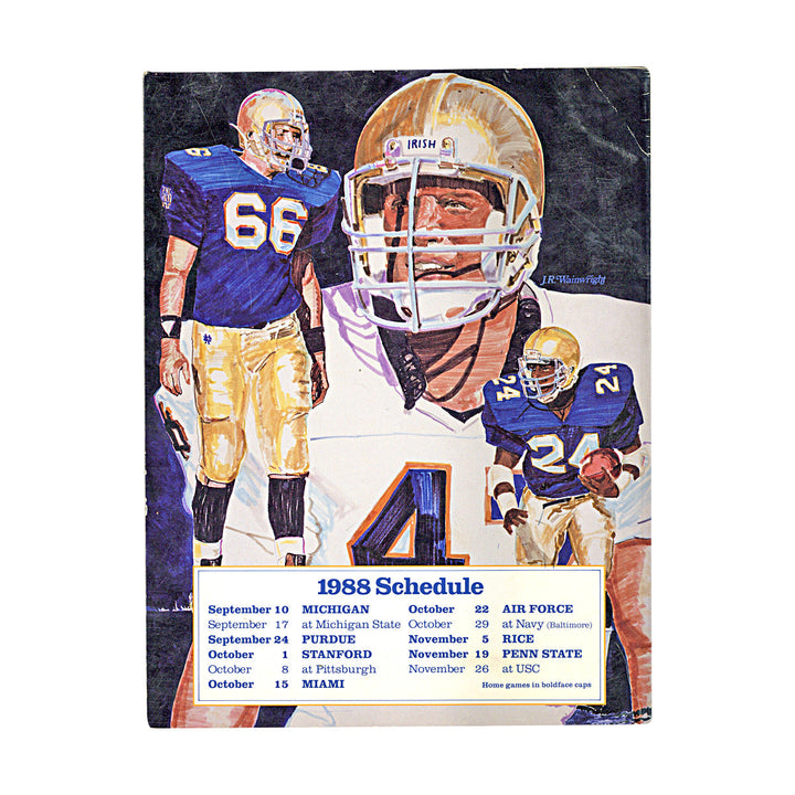 1988 Notre Dame Football Guide