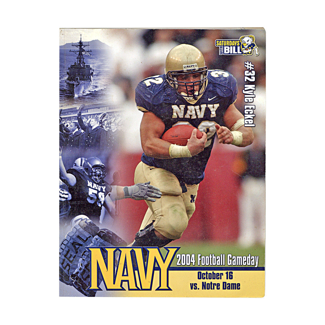 2004 Navy vs Notre Dame Official Game Program
