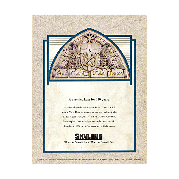 1991 Pittsburgh vs Notre Dame Official Game Program