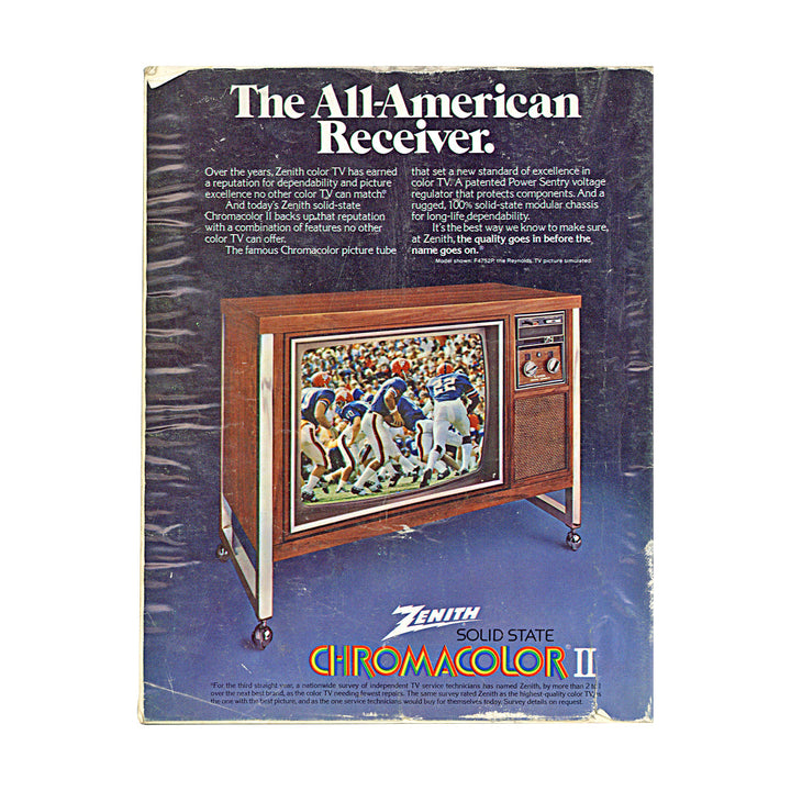 1974 Airforce vs Notre Dame Official Game Program
