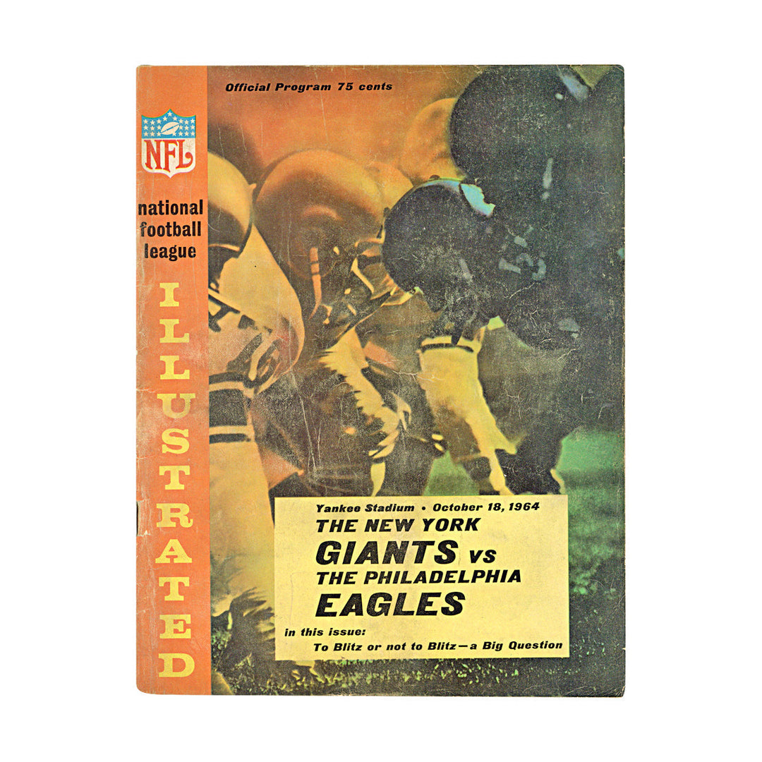 10/18/1964 Giants vs Eagles Official Game Program