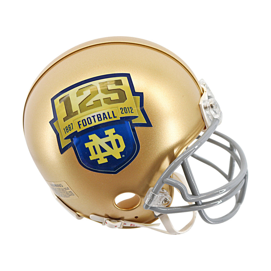 Notre Dame 125th Anniversary Riddell Mini Helmet 