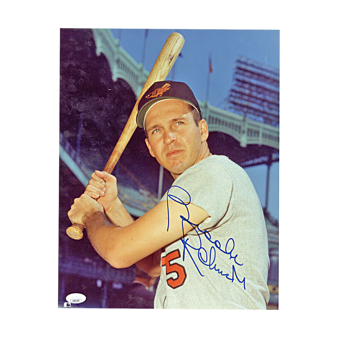 Brooks Robinson Baltimore Orioles Signed Autographed 11x14 Photo (JSA COA #CB91338)