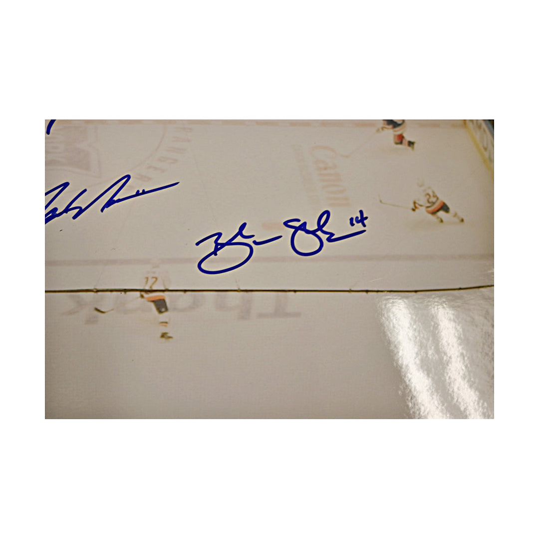 Jagr, Messier Lundqvist New York Rangers Multi Signed Autographed 20x24 Photo (Steiner Holo)