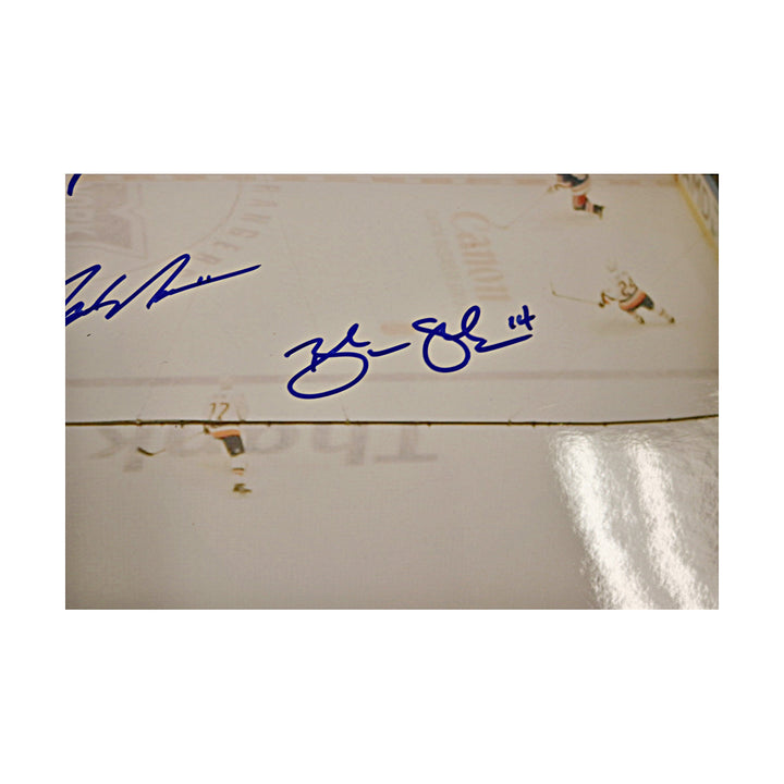 Jagr, Messier Lundqvist New York Rangers Multi Signed Autographed 20x24 Photo (Steiner Holo)