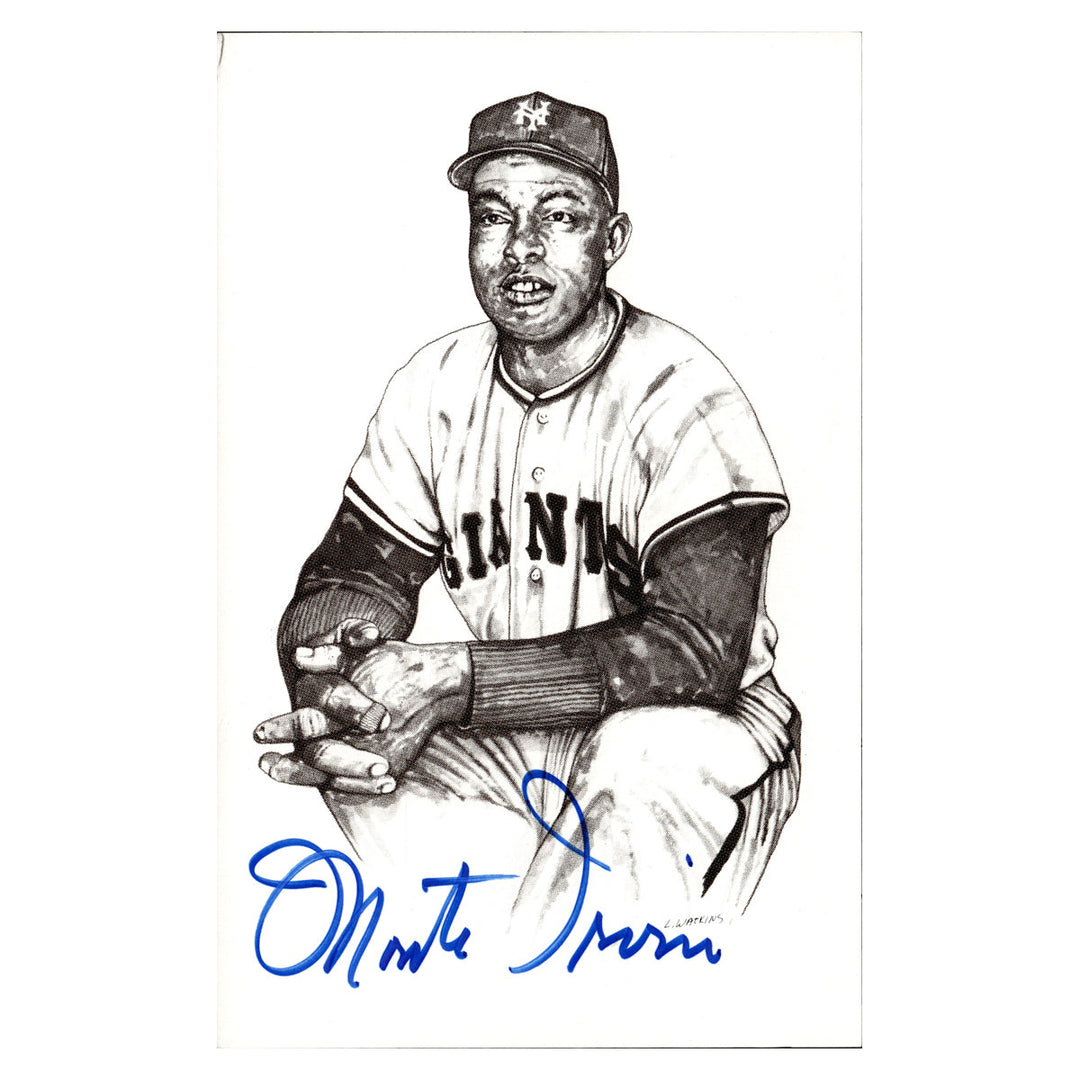 Monte Irvin San Francisco Giants Autographed Signed 1989 Ted Williams Thumper Inc. Post Card (JSA COA #AX09771)