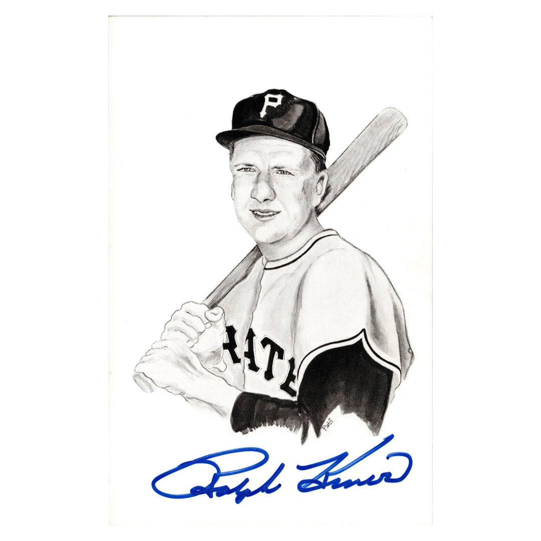 Ralph Kiner Pittsburgh Pirates Autographed Signed 1989 Ted Williams Thumper Inc. Post Card (JSA COA #AX09772)