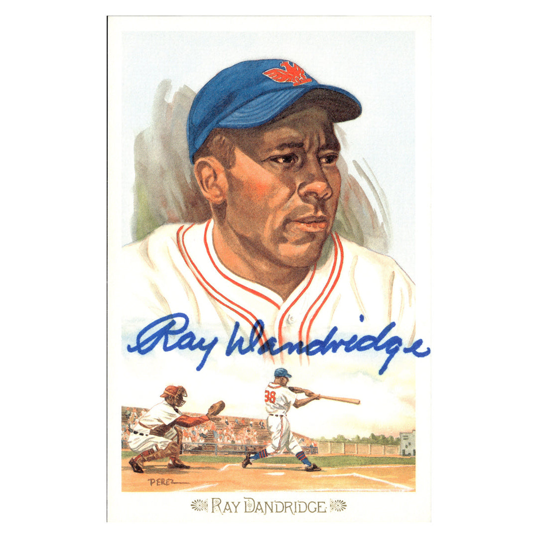 Ray Dandridge Negro Leagues Autographed Signed Perez Steele 1989 Postcard #5619/10000 (JSA COA #AX09858)