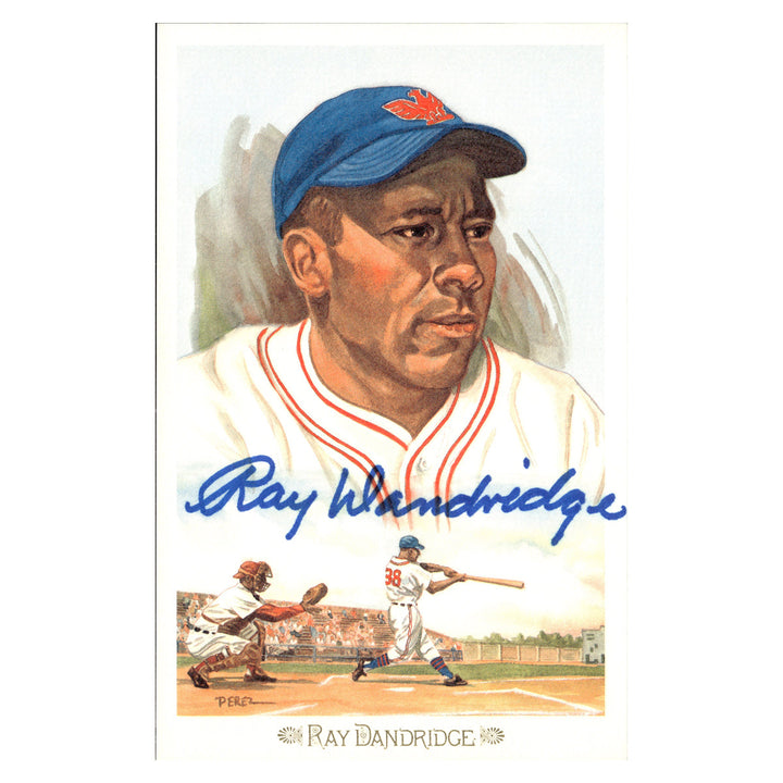Ray Dandridge Negro Leagues Autographed Signed Perez Steele 1989 Postcard #5619/10000 (JSA COA #AX09858)